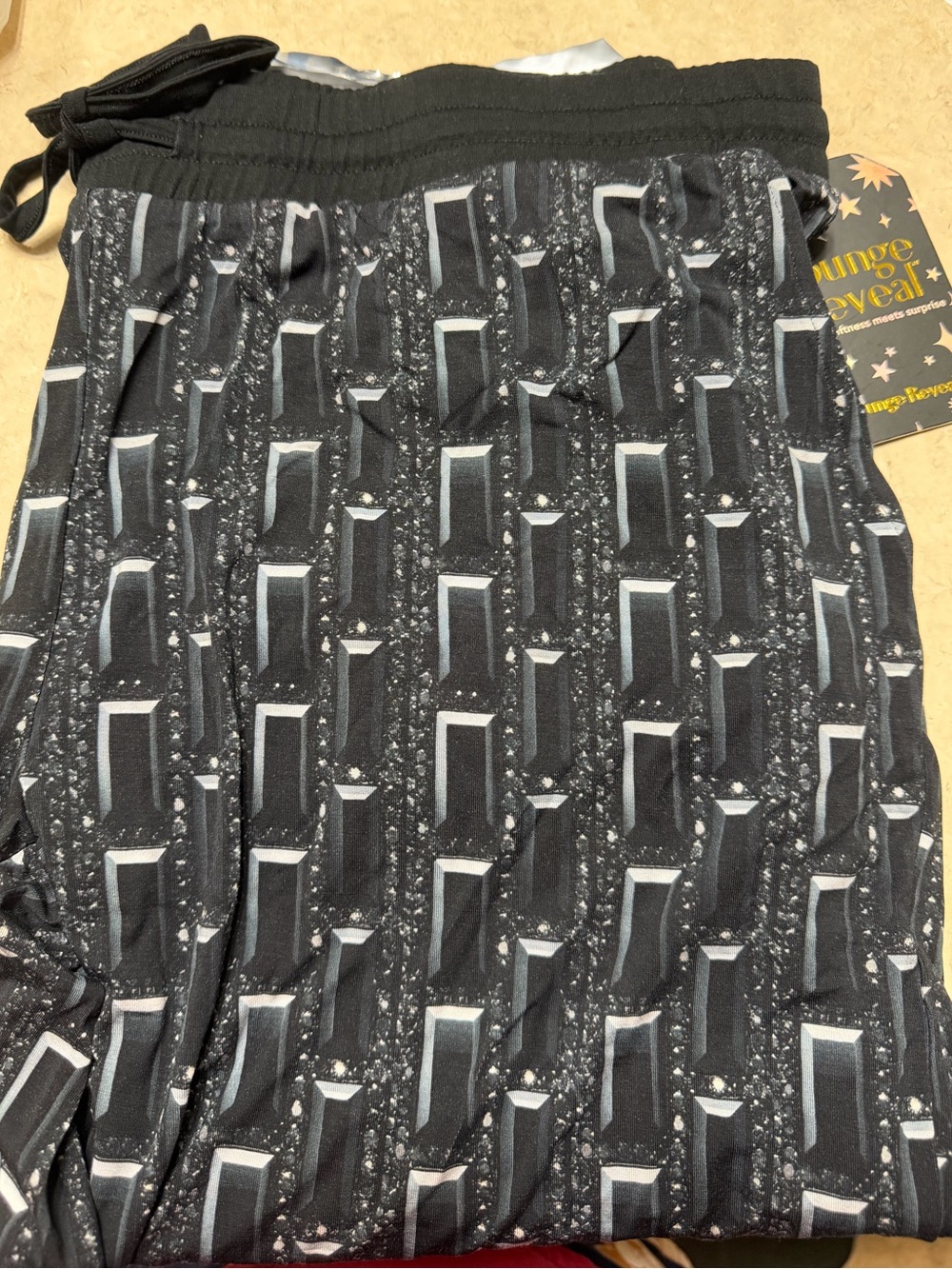 Bomb Party Obsidia Rare Unicorn Size Large Loungewear-Obsidian Baguettes